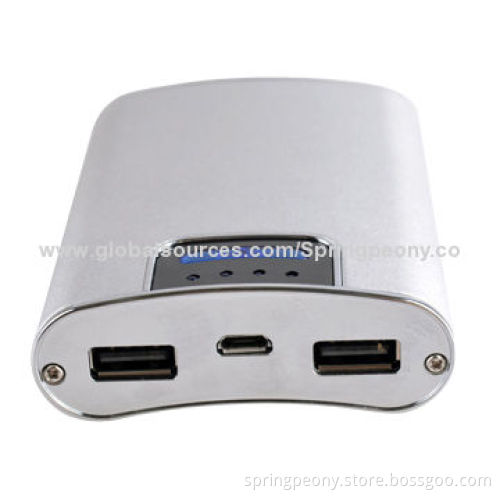 7,500mAh Best Quality Power Bank with Li-lion Polymer Battery, Lightweight